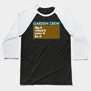 Garden Crew Khaki 2023 Baseball T-Shirt